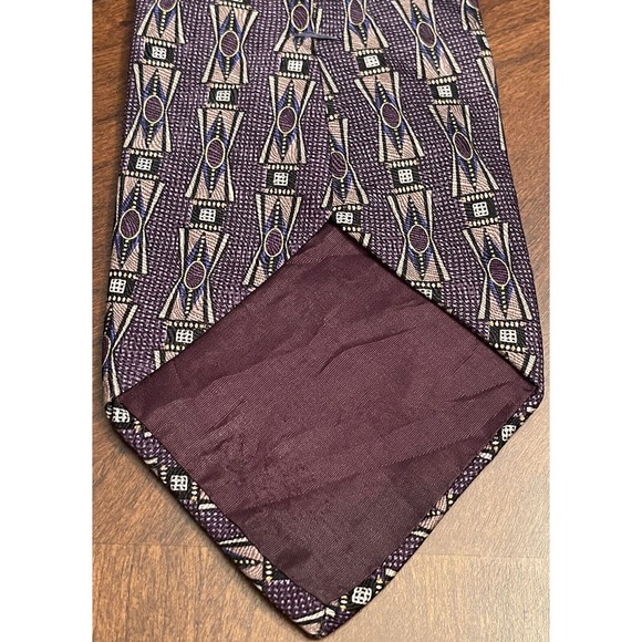Stafford Executive, Purple, 100% Imported Silk, Men’s Neck Tie, Made In Usa - Picture 2 of 9